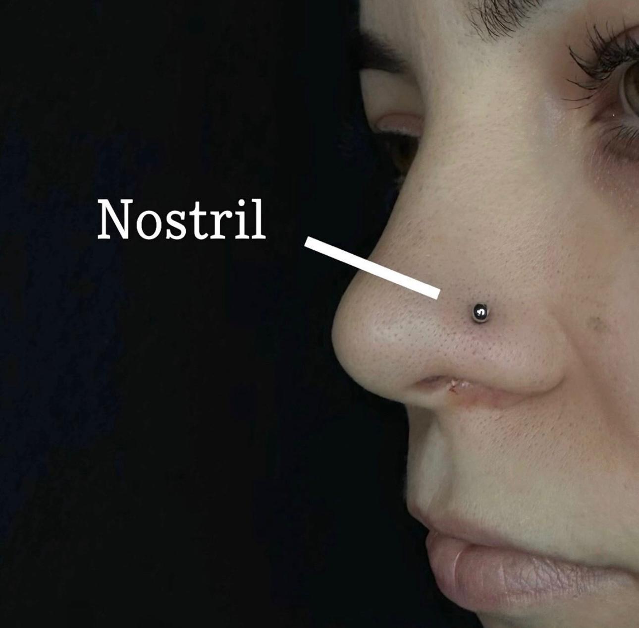 Nasen Piercing