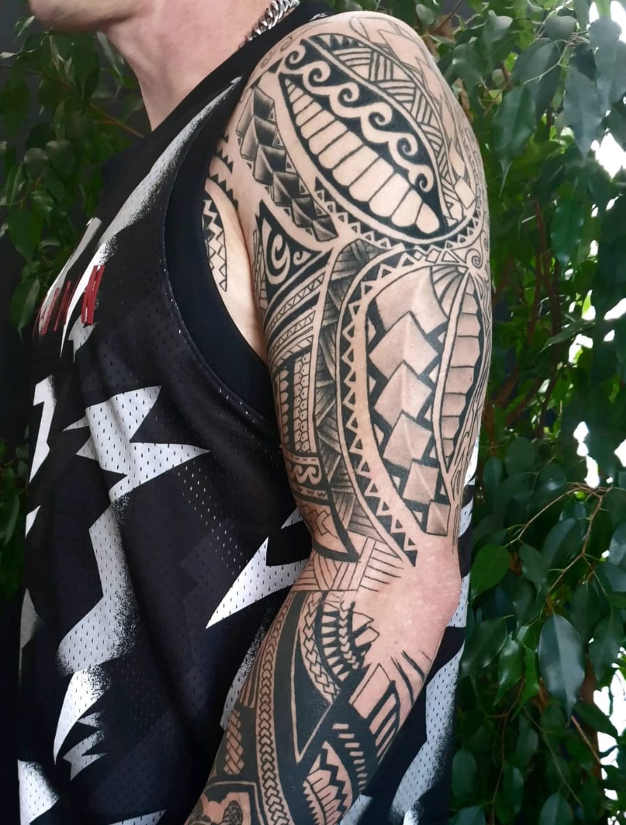 Polynesisches Tattoo
